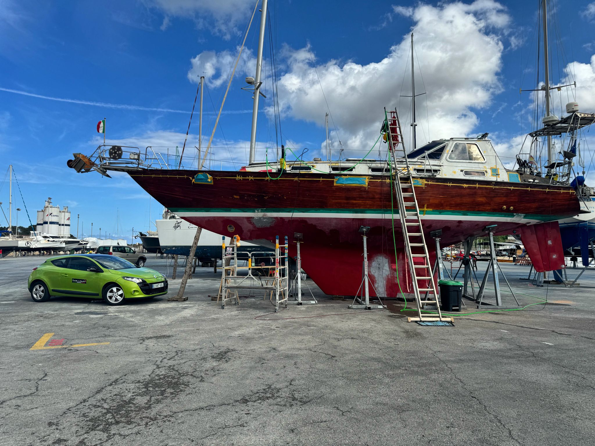 Ballada Yacht exterior on open water